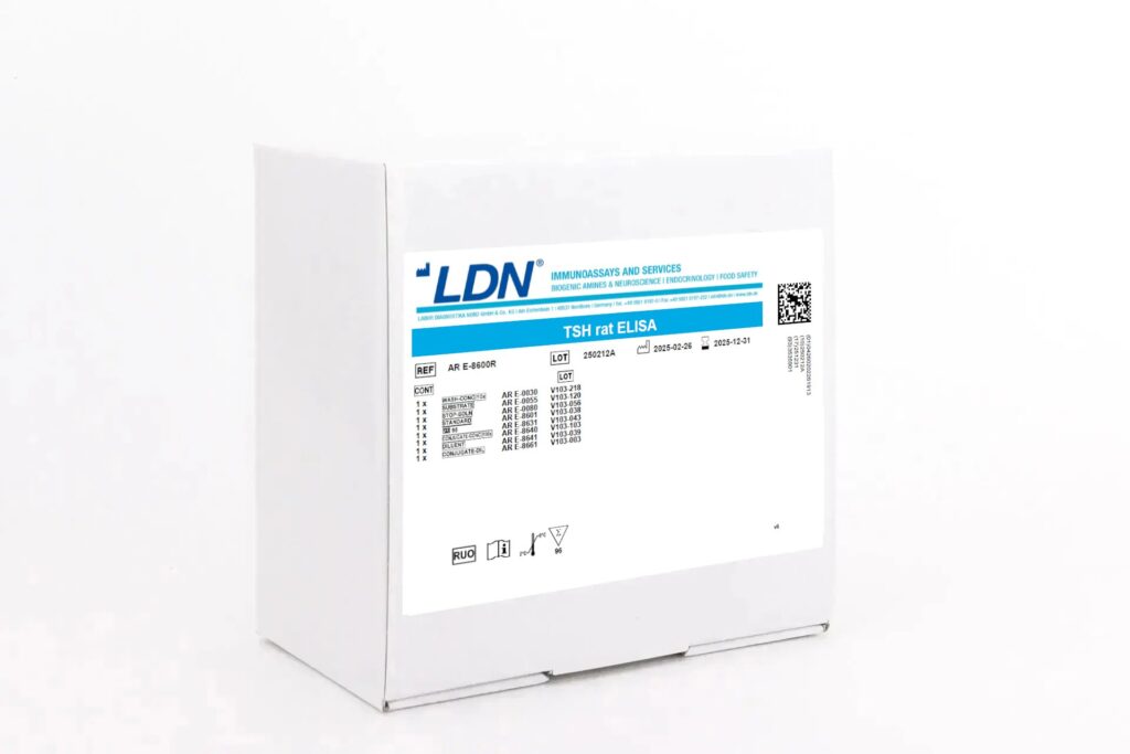 LDN TSH ELISA for rat, designed to evaluate thyroid hormone levels in laboratory animal models.